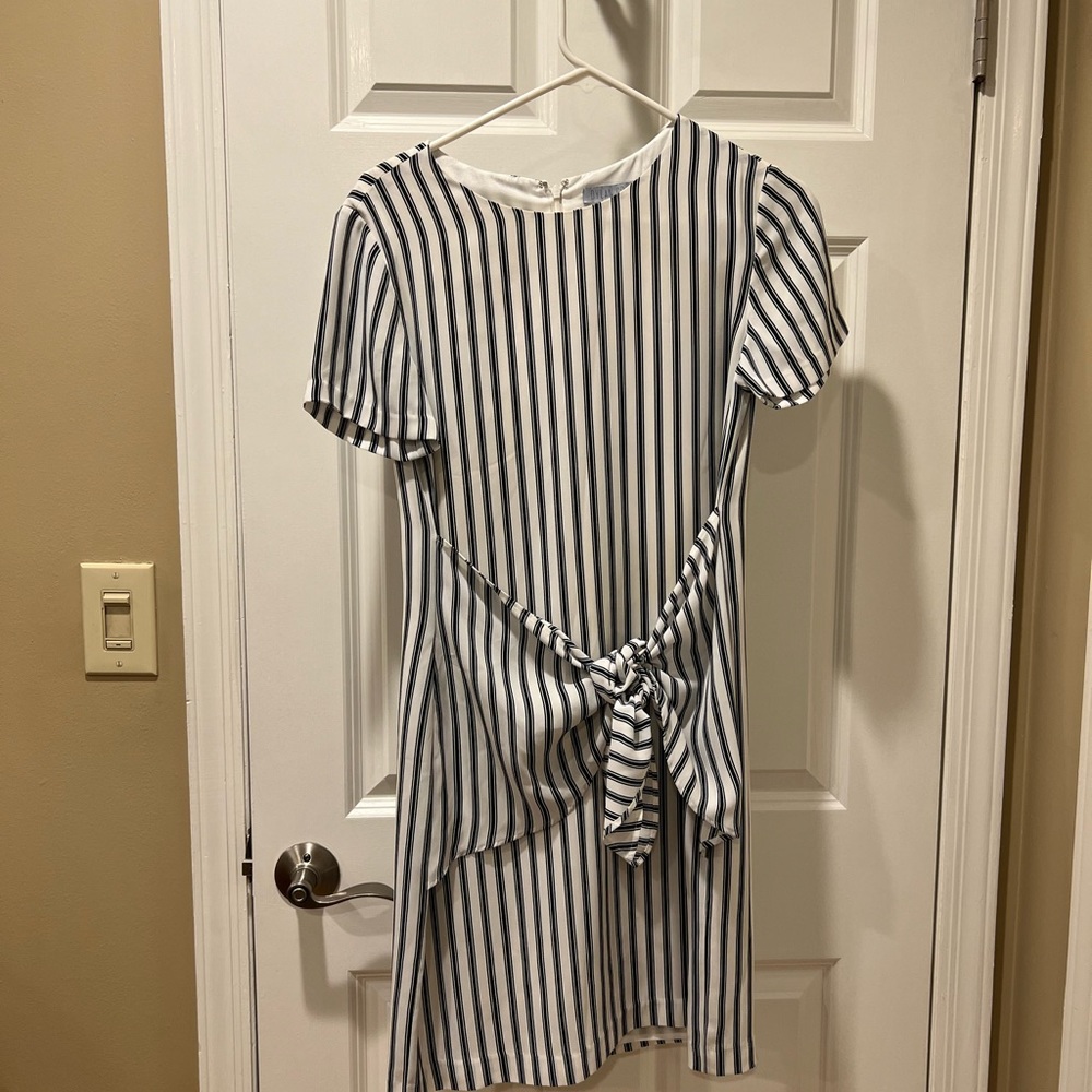 Dylan Gray Striped Dress / Size 6 / Like New!